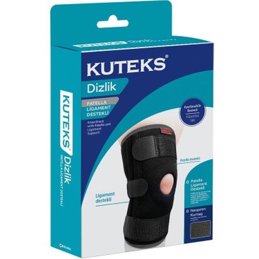 KUTEKS PATELLA VE LİGAMENT DESTEKLİ DİZLİK