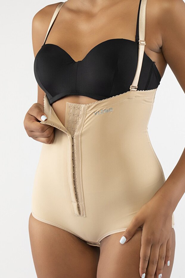 KARIN-KALÇA ASKILI POST OP KOMPRESYON KORSESİ(S)